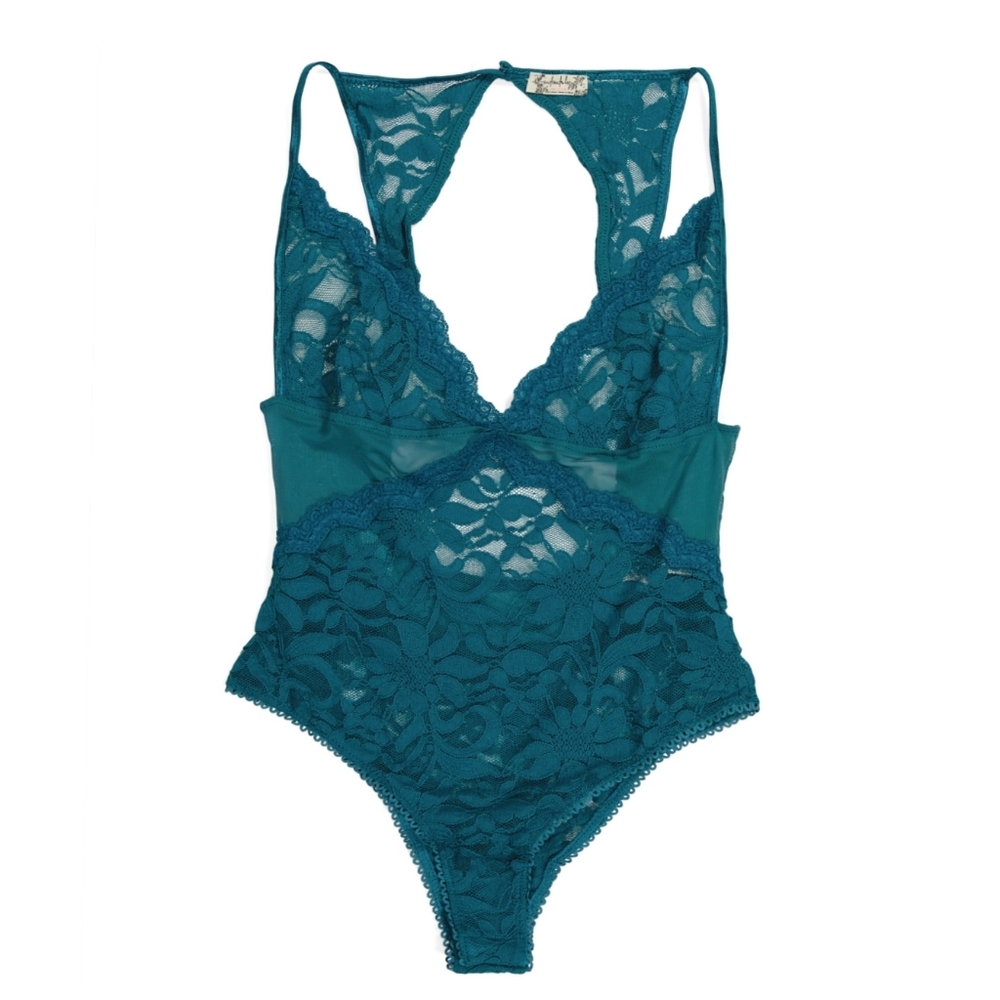 NWT Free People 'Speed Date' Lace Bodysuit, XS - Picture 4 of 16